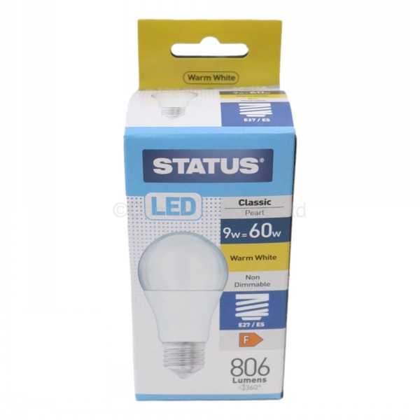 Status LED Light Bulb GLS Large ES 9w/60w Cambers Country Store